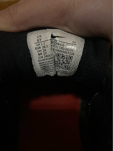 38,5 Beden kırmızı Renk Nike court