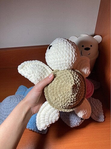 Diğer Kadife ipten amigurumi kaplumbağa