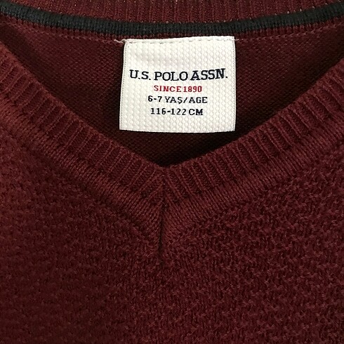 6 Yaş Beden US Polo Erkek Çocuk Kazak