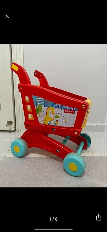 Fisher Price Oyuncak market arabası