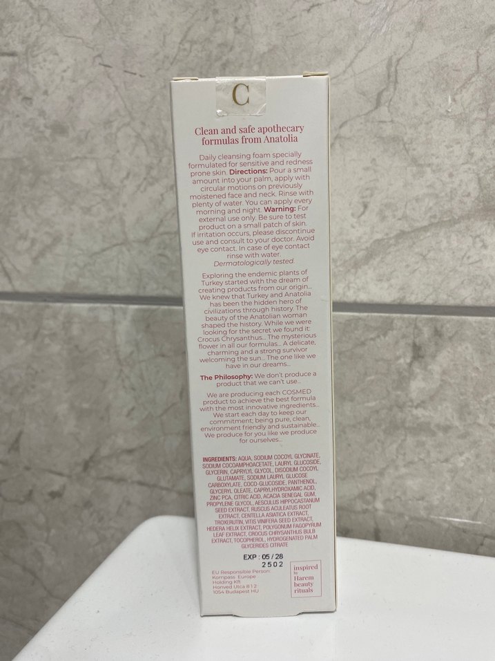 Cosmed Ultrasense Nazik Köpüren Yüz Temizleyici 150 ml - Görsel 3