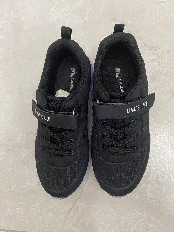 Lumberjack Sıfır Çocuk Siyah Cırtlı Spor Ayakkabı - Görsel 2