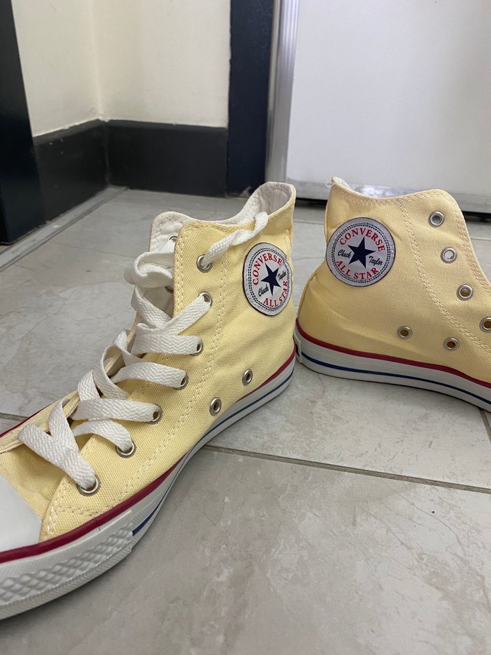 Converse Sıfır Sarı Kadın Günlük Spor Ayakkabı - Görsel 3
