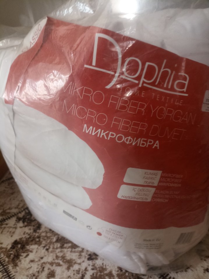 Beyaz Mikrofiber yorgan - Görsel 2