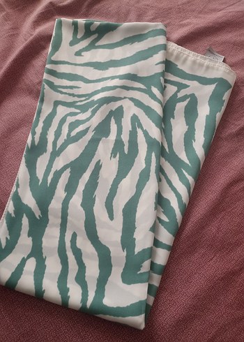 zebra desenli Şal