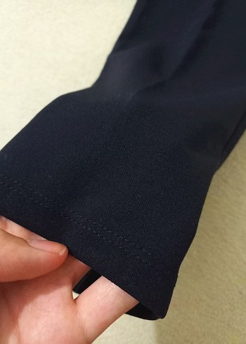 36 Beden Kadın Lacivert Kumaş Pantolon