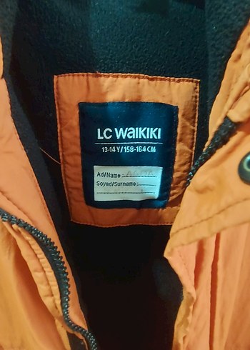 Turuncu Erkek Fermuarlı Midi Yağmurluk - Görsel 3