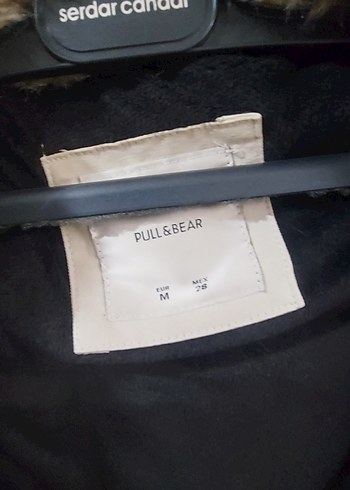 Kürklü Siyah Midi Kadın Mont - Görsel 2