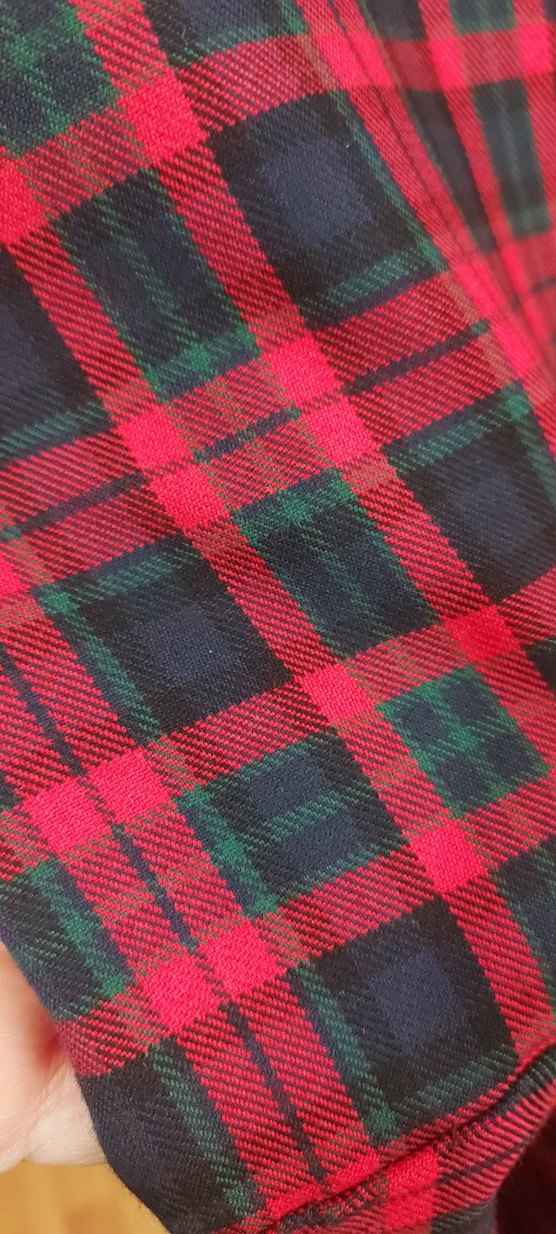 Kırmızı Ekose Desenli Kolsuz Kız Elbisesi - Görsel 3