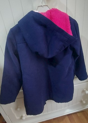 Renkli Baskılı Kız Çocuk Polar Ceket - Görsel 3