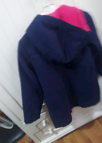 Renkli Baskılı Kız Çocuk Polar Ceket - Görsel 2