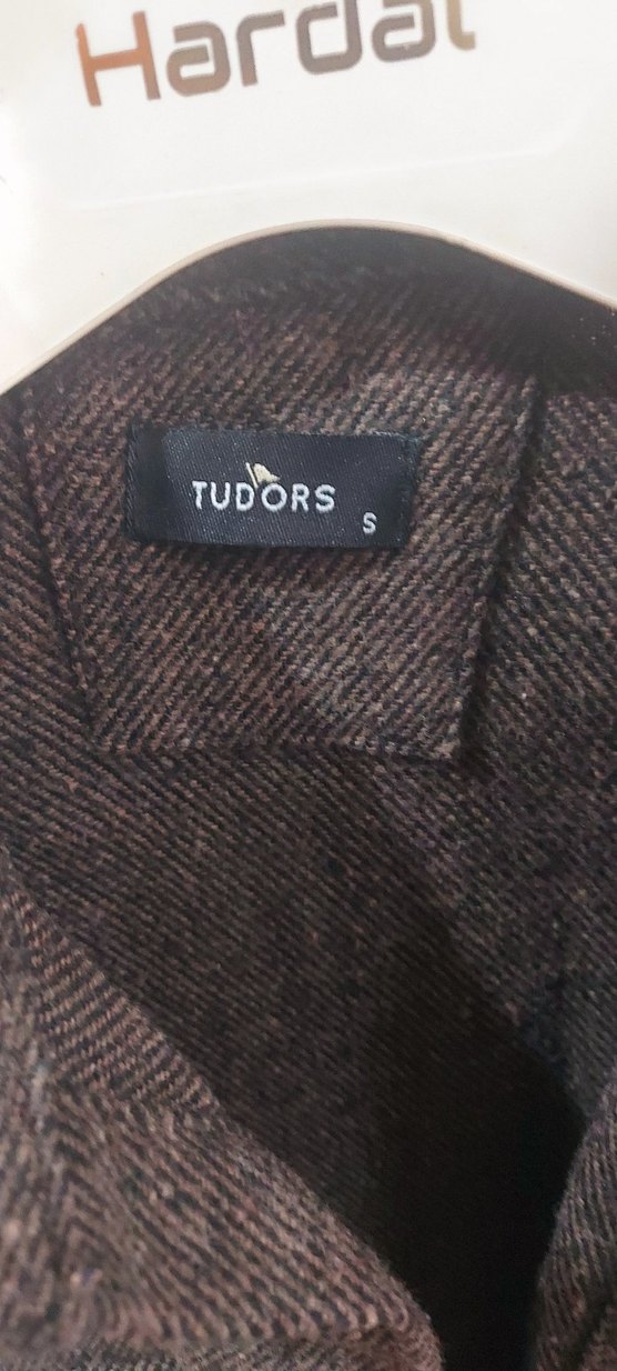 Düğmeli Kahverengi erkek Midi Yün Ceket - Görsel 2