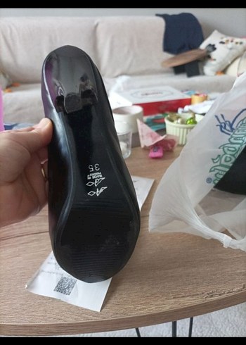 Diğer sıyah deri ayakkabı