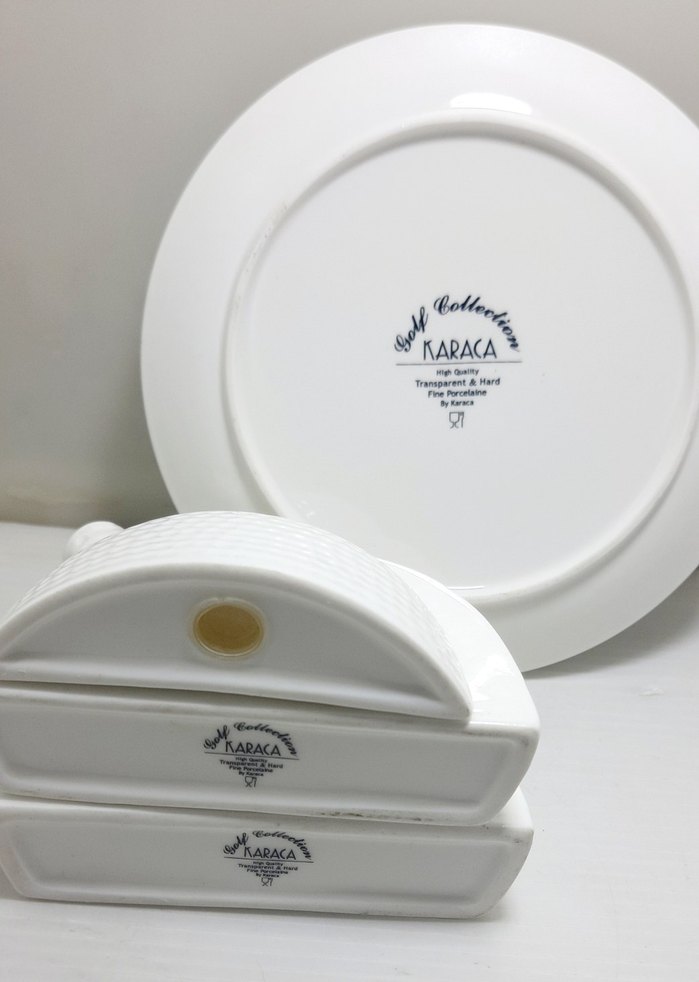 Karaca tuzluk ve yağdanlık set - Görsel 5