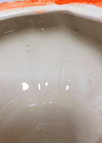 Renkli Turuncu Kabak Şeklinde kase - Görsel 8