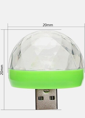  Beden Usb Disco ışığı 