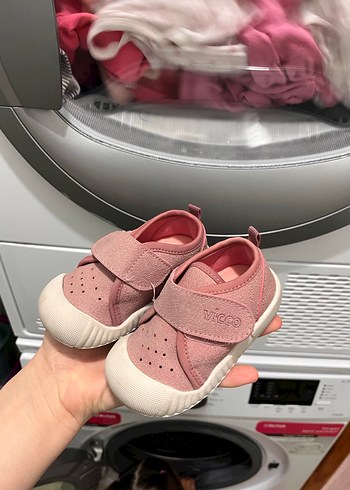 Kız Bebek Pembe İlk Adım Ayakkabısı vicco - Görsel 2