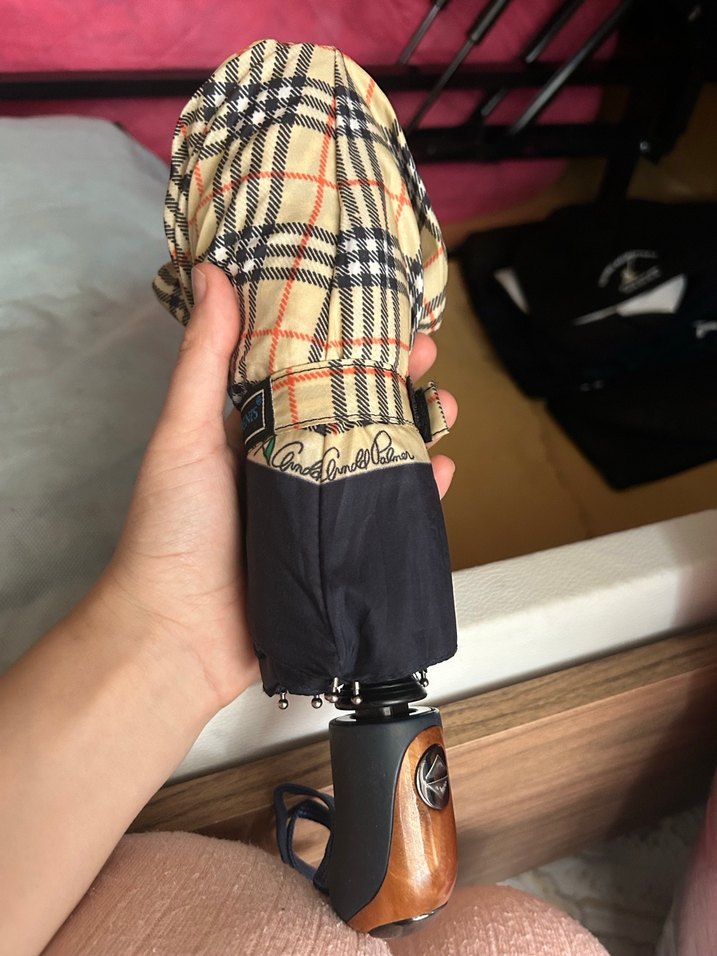 Klasik Bej Kadın Şemsiye - Görsel 3