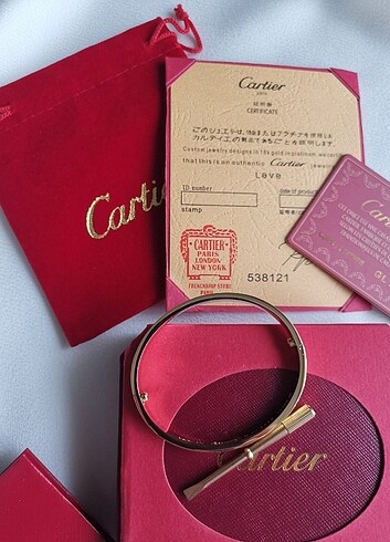 Cartier CARTİER BİLEKLİK SET--TÜM AKSESUARLAR DAHİLDİR