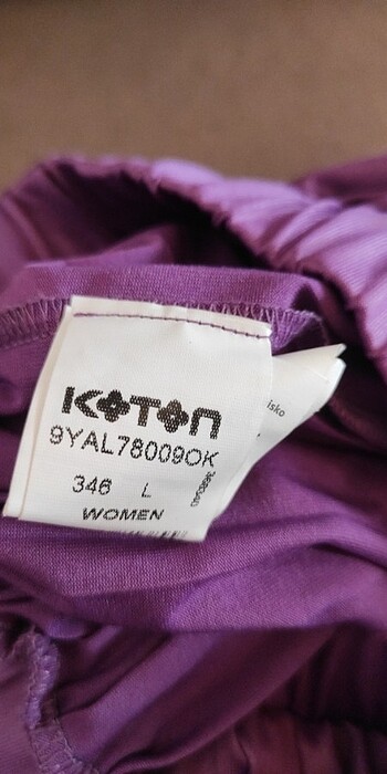 Koton asimetrik kesim hiç kullanılmamış ama etiketsiz etek etike - Görsel 6