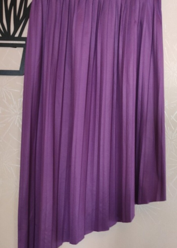 Koton asimetrik kesim hiç kullanılmamış ama etiketsiz etek etike - Görsel 3