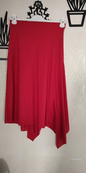 Asimetrik kesim kadın etek  - Görsel 6