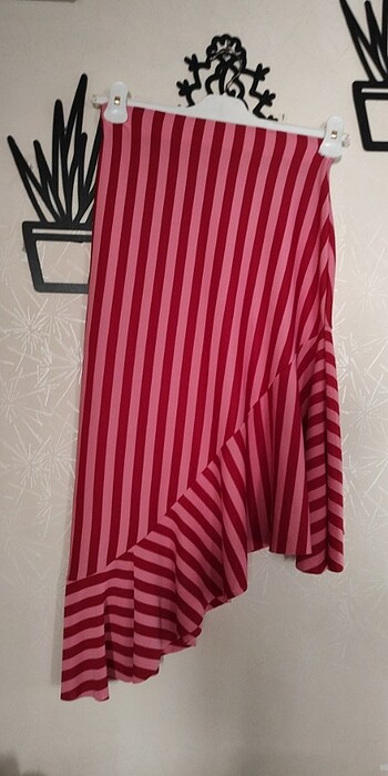 Asimetrik kesim kadın etek  - Görsel 5