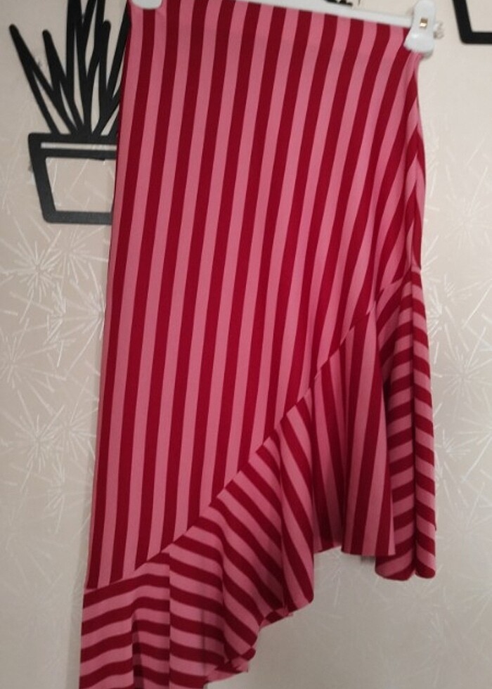 Asimetrik kesim kadın etek  - Görsel 5