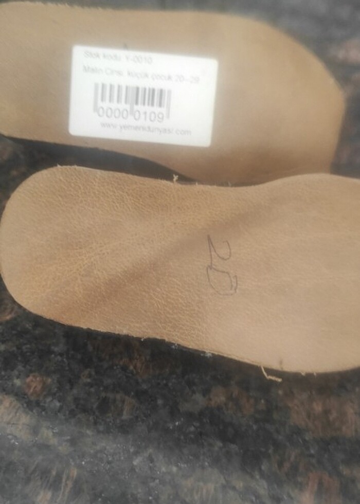 Çocuk yemeni ayakkabı - Görsel 2