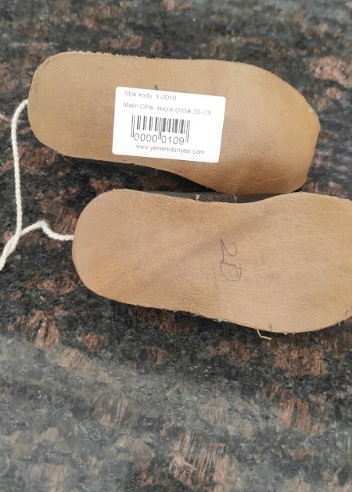 Çocuk yemeni ayakkabı - Görsel 3