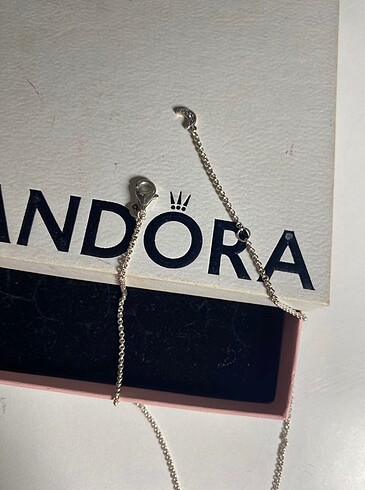 Beden beyaz Renk Orijinal Gümüş Pandora Kolye