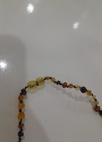 bebekler için damla kehribar kolye - Görsel 5