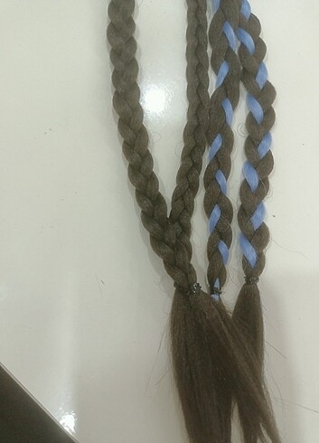 Takma iki renkli saç toka - Görsel 2