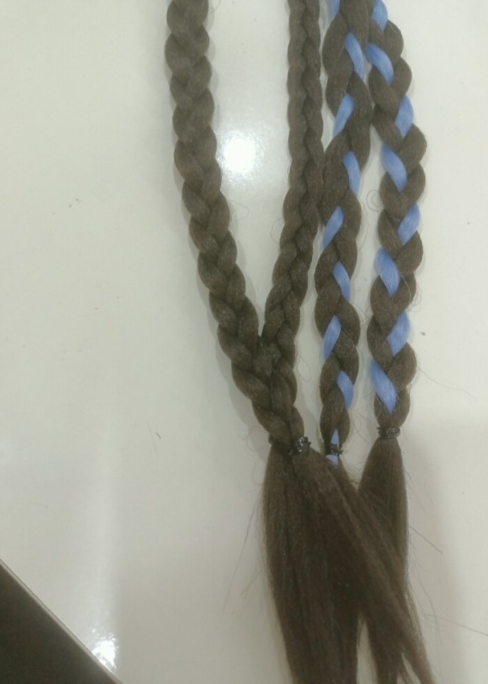 Takma iki renkli saç toka - Görsel 2