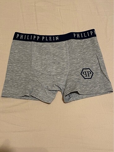 10 Yaş Beden gri Renk Philipp plein erkek çocuk atlet-boxer takım