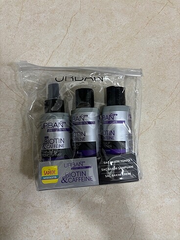 urban care biotin caffeine dökülme karşıtı seyahat kiti