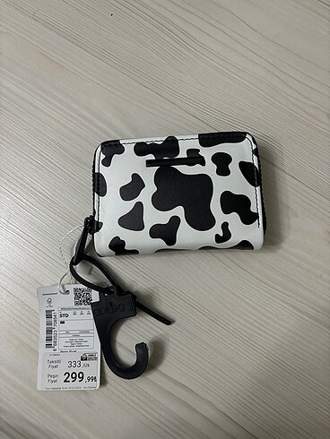 Kadın Zebra Desenli Suni Deri Cüzdan - Görsel 3