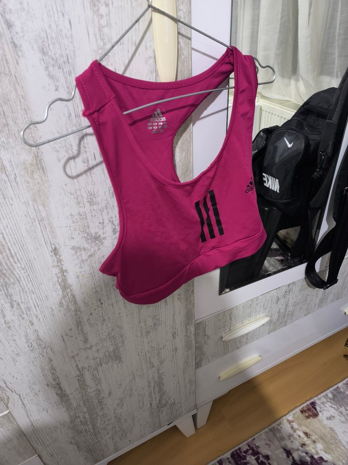 Adidas Mini Spor Sütyeni Pembe - Görsel 3