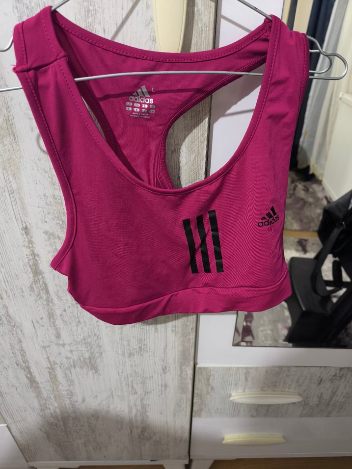 Adidas Mini Spor Sütyeni Pembe - Görsel 2