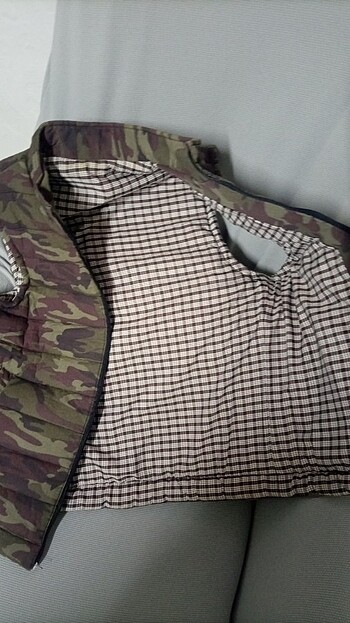 Özel dikim kamuflaj şişme yelek - Görsel 2