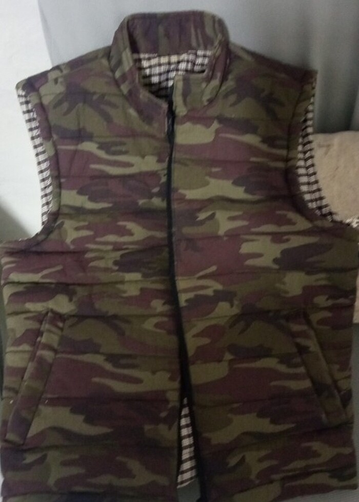 Özel dikim kamuflaj şişme yelek - Görsel 5