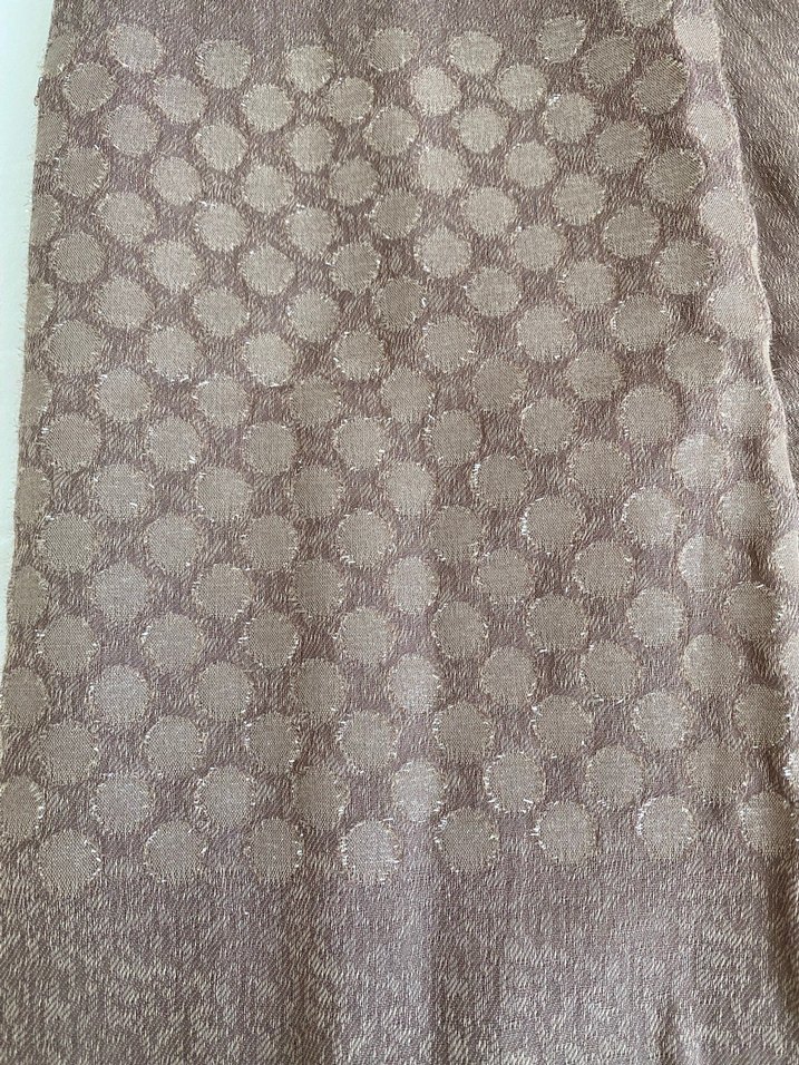 Desenki Kahverengi Kadın Şal - Görsel 3