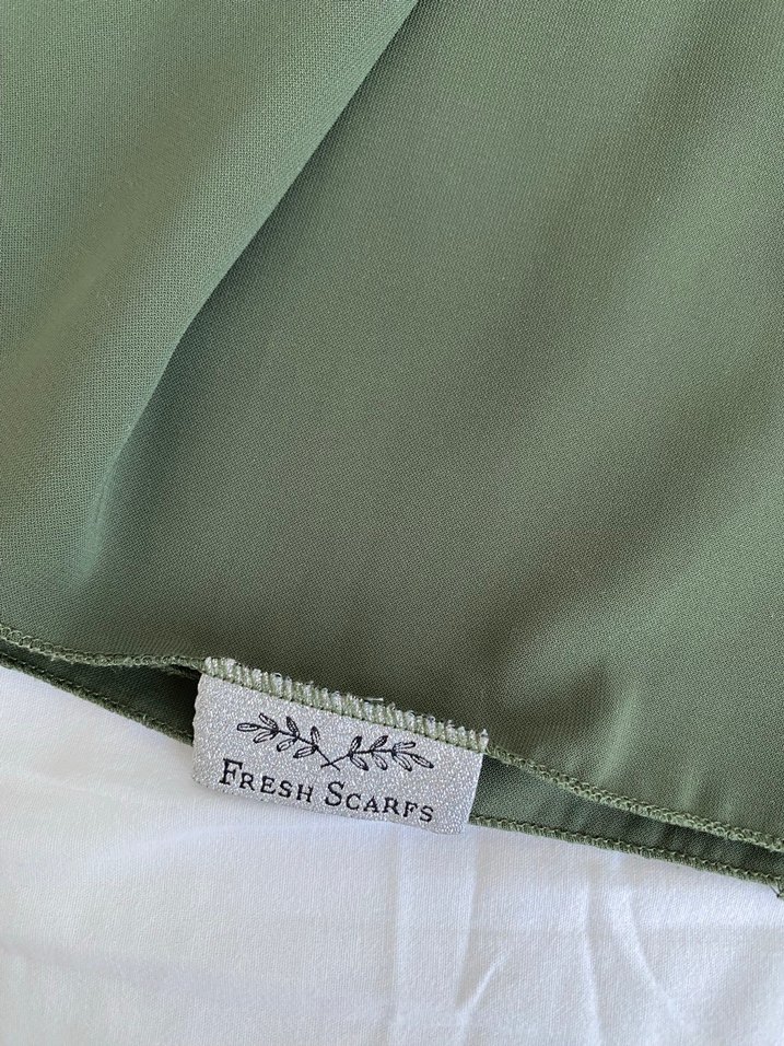 Kadın Haki Fresh Scarf Şal - Görsel 2