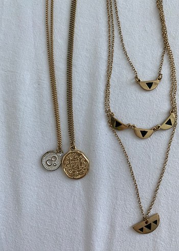 Bohem Zincir Detaylı Midi Kadın Kolye seti - Görsel 2