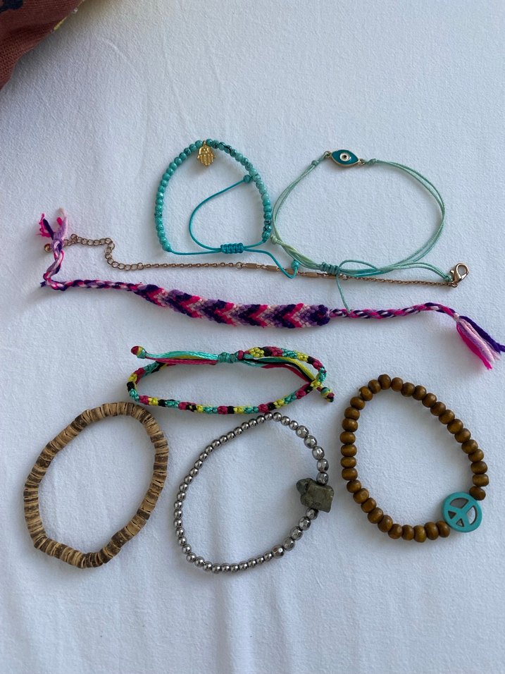 8 adet Bohem Bileklik Seti - Görsel 4