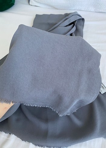 Gri Dökümlü Kadın Şal Fresh Scarf - Görsel 3