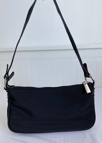 Siyah Minimalist Fermuarlı Kadın Çanta - Görsel 2