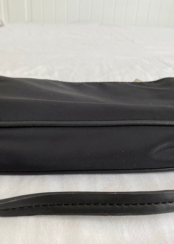 Siyah Minimalist Fermuarlı Kadın Çanta - Görsel 8