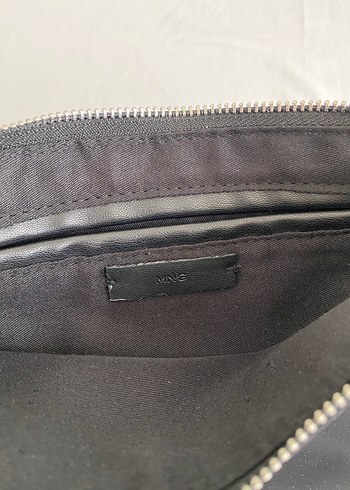 Siyah Minimalist Fermuarlı Kadın Çanta - Görsel 5