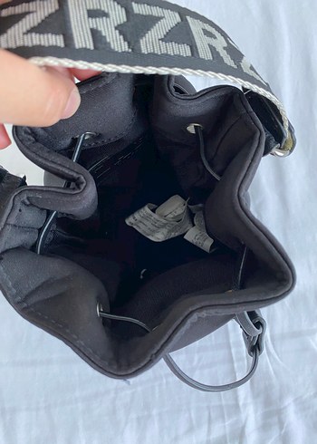 Zincir Detaylı Siyah Deri Kadın Çanta - Görsel 5